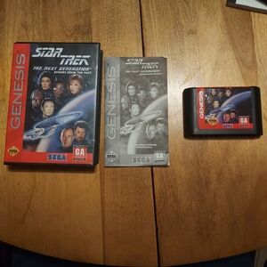 Star Trek the Next Generation Echoes From the Past Sega Genesis